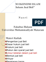 Bahan Kuliah - Hukum Jual Beli