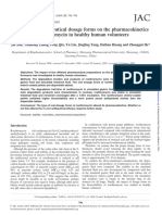 Impact of Pharmaceutical Dosage Forms On The Pharmacokinetics of Roxithromycin in Healthy Human Volunteers