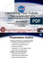 Launching Your Future - Preparing for Graduate School, Jobs in Government, STEM Research