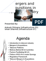 Mergers &amp Acquisitions in Telecom Industry