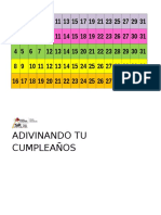 Adivinando Tu Cumpleaños