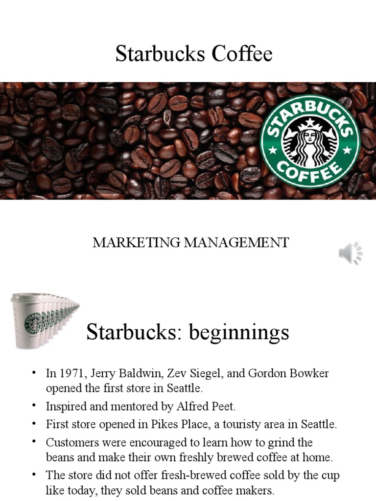 Starbucks introduction ppt picture