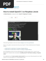 Download How to Install OpenCV 3 on Raspbian Jessie - PyImageSearch by Anonymous O3E6IGs2KF SN317796597 doc pdf