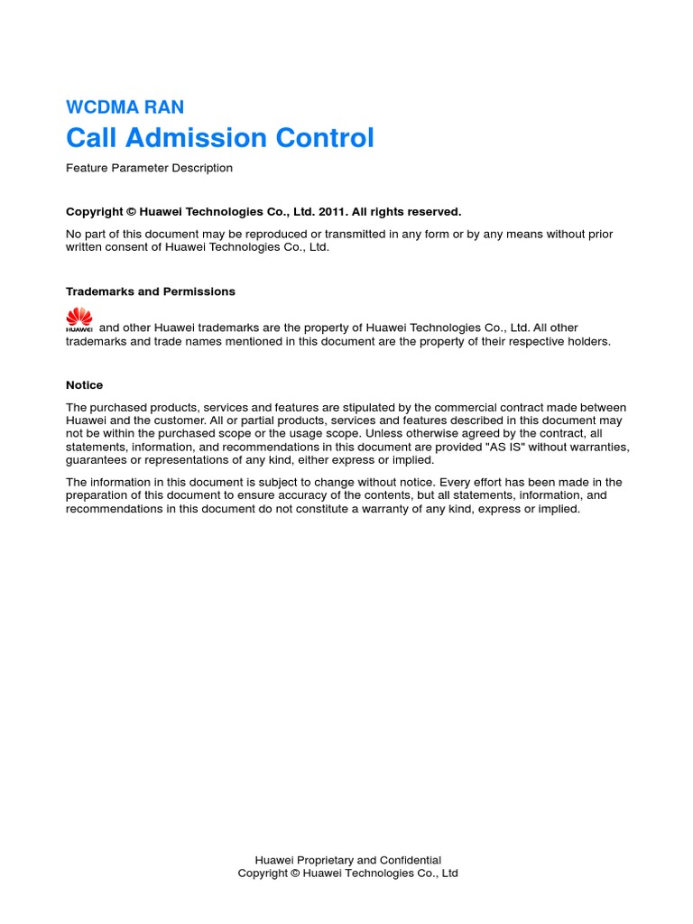 Call Admission Control | PDF