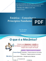 Estática - Conceitos e Princípios Fundamentais