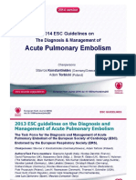 Apeesc Slides Acute Pulmonary Embolism 2014