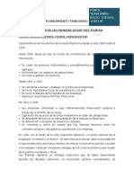 Evolucion de Las Finanzas Según Tres Teorias