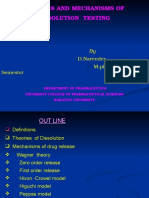 Theories and Mechanisms of Dissolution Testing