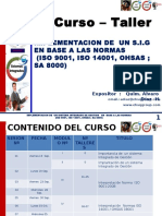 Curso Taller - Implemetación de Un SIG en Base A Las Normas