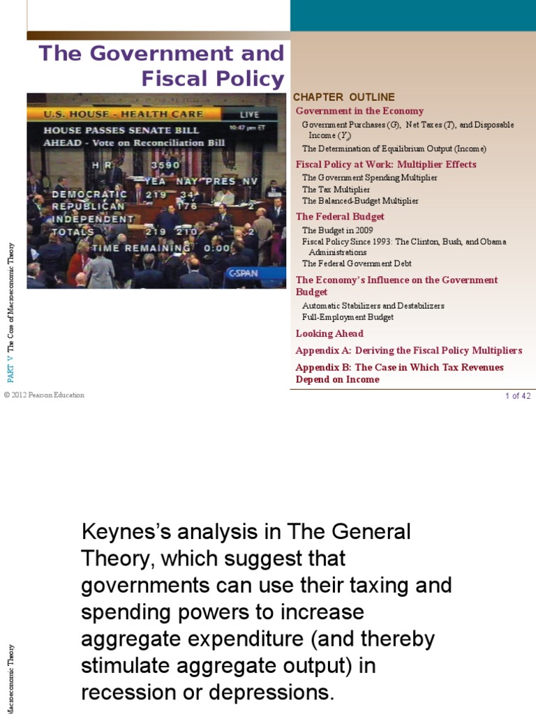 Macro Chapter 24 - Govt and Fiscal Policy | PDF | Fiscal Multiplier ...