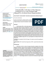 Peri Implantitis a Review of the Disease and Report of a Case Treated With Allograft to Achieve Bone Regeneration DOJ 2 117
