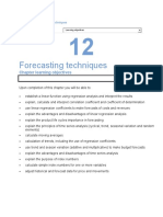 Forecasting Techniques Chapter: Learn Linear Regression, Time Series, Index Numbers