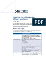 LANGuardian Install Vmware
