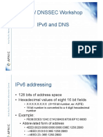 Dns / Dnssec Workshop Ipv6 and Dns