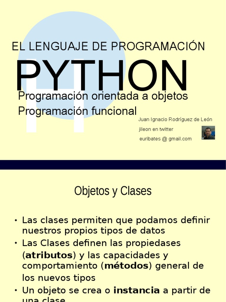 Python Poo Functional | PDF | Objeto (informática) | Herencia ...