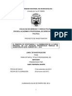 El Principio de Oportunidad y La Disminución de La Carga Procesal en Las Fiscalías Provinciales Penales de Huancavelica en El Periodo 2011 2012