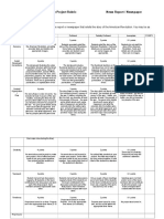 Cumuative Project Rubric