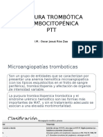 Púrpura Trombótica Trombocitopénica