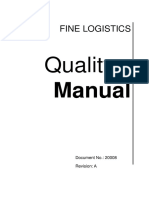 Logistics Quality Manual