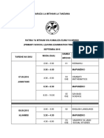 Psle 2016 Exam Timetable