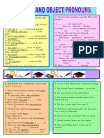 Subject and Object Pronouns