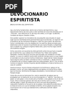 DEVOCIONARIO ESPIRITISTA
