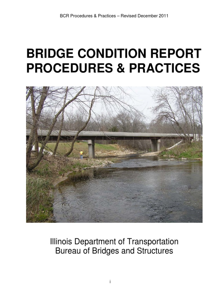 Bridge Condition Report Guidelines | PDF | Concrete | Evaluation