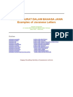 Contoh Surat Dalam Bahasa Jawa