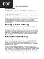 Human Trafficking