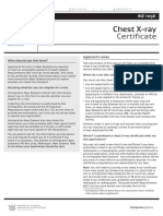 INZ 1096 - Chest X-Ray Certificate (INZ 1096) - March 2015