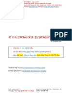 42 Chủ Đề Trong Speaking Part 1 - Mp3 Thầy Tùng Thu Âm