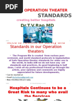 Surgical Operation Theater Standards