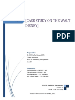 Case Study on the Walt Disney