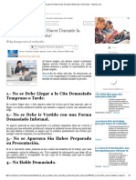 Cosas Que No Debes Hacer Durante La Entrevista ¡Toma Nota! - Jobomas PDF