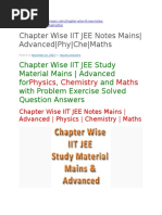 JEE NOTES