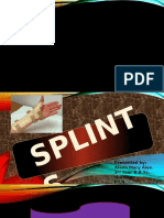 Types and Uses of Splints in Musculoskeletal Injuries