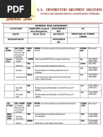 Tower Crane Hirarc | Risk | Risk Assessment