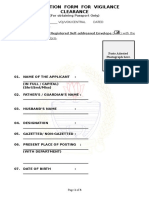 Application Form For Passport NOC