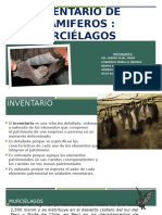 Inventario de Murcielagos