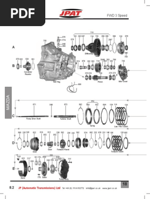 user_aca3fdf3ページ F3A Automatic Transmission Parts Guide | PDF | Clutch | Automatic