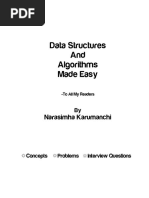 Data Structures and Algorithms Made Easy: Narasimha Karumanchi