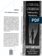 (Ruy Mauro Marini) La Teoria Social Latinoamericana Tomo II - Subdesarrollo y Dependencia