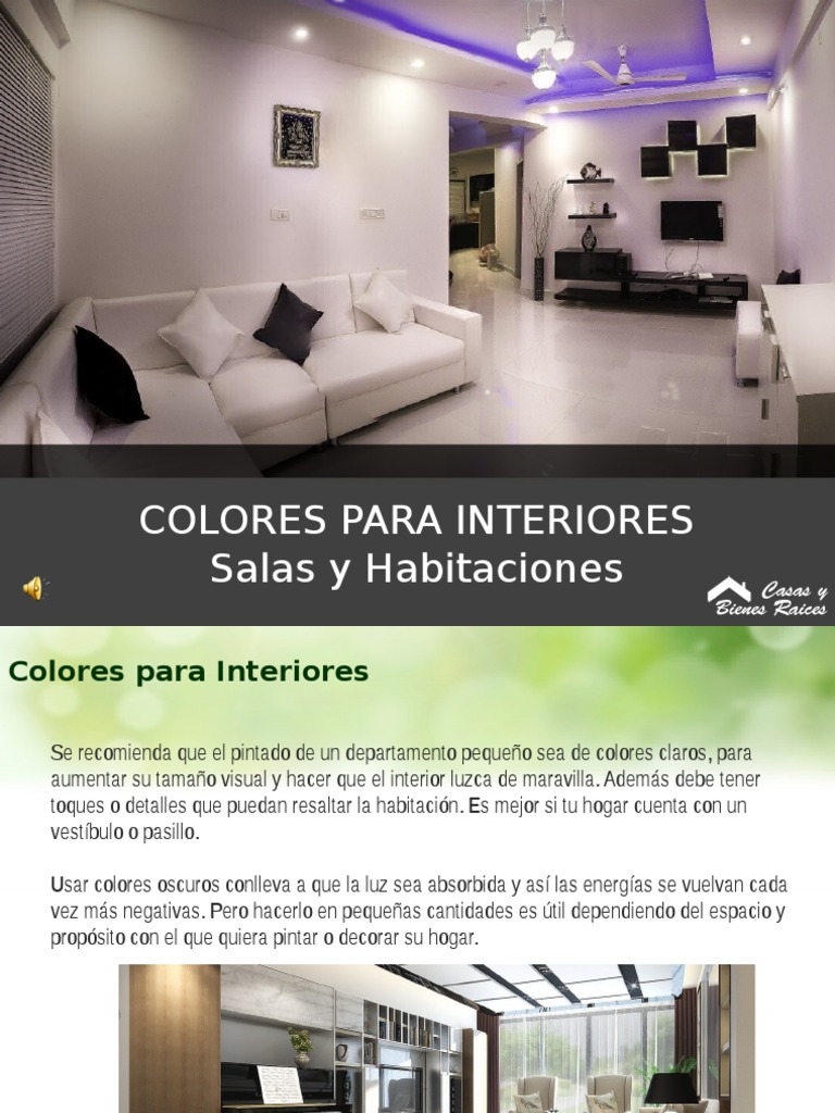 Colores Interiores: Guía Completa | PDF | Color | Naturaleza