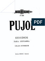 Emilio Pujol Estudios para Guitarra Grado Superior