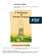 A Dictionary of Advaita Vedanta