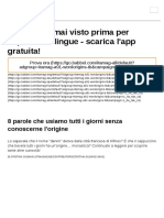 8 Parole Che Usiamo Tutti i Giorni Senza Conoscerne l'Origine - Babbel