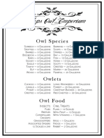 Eeylops Price List