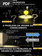o Problema Da Origem Do Conhecimento Descartes vs Hume