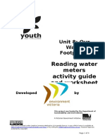 Unit 8 Reading Water Meters Activity Guide & Worksheet - 0