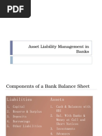 Asset Liability Management in Banks